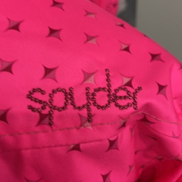 Spyder Girls Snow Jacket Sz 14 - Picture 6 of 9